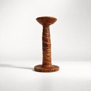 GORGEOUS MID-CENTURY MODERN HANDMADE POTTERY VINTAGE PILLAR‎ CANDLE HODLER